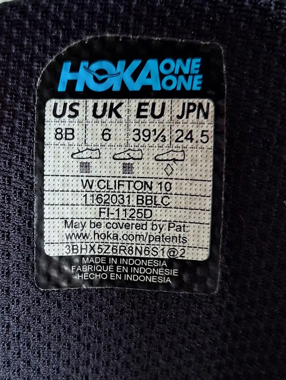 Hoka Clifton 10 Women's Black/Black Size 8B - Picture 14 of 14